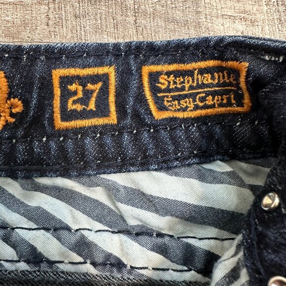 Rock Revival Stephanie Easy Crop - Sz 27 - Buckle - Bling Pockets - Picture 10 of 11